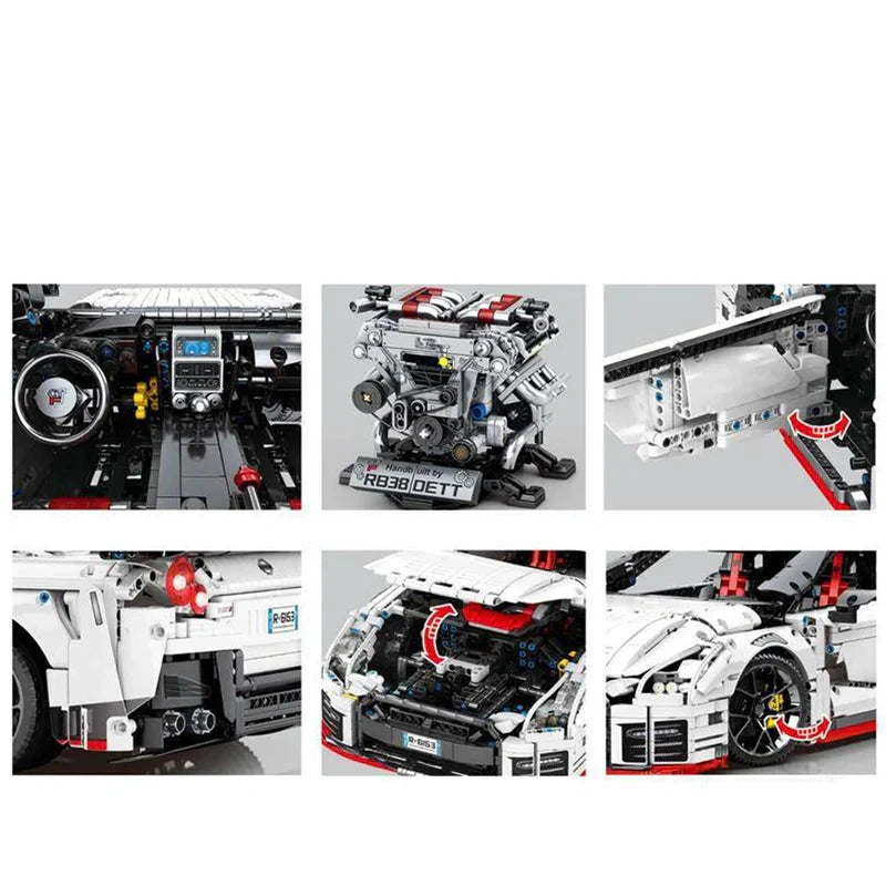 LEGO MOC Nissan R35 GTR | Display Edition, 4098 pcs - Brick Car Merchant