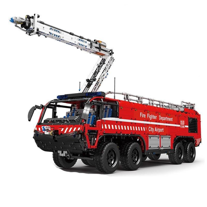 Brick MOC Pneumatic Airport Rescue Truck | 6653pcs - Brick Car Merchant