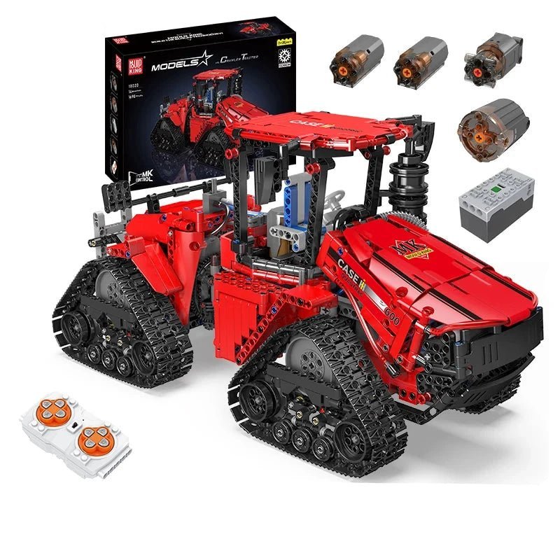 Brick MOC Pneumatic Crawler Tractor | 1698pcs - Brick Car Merchant