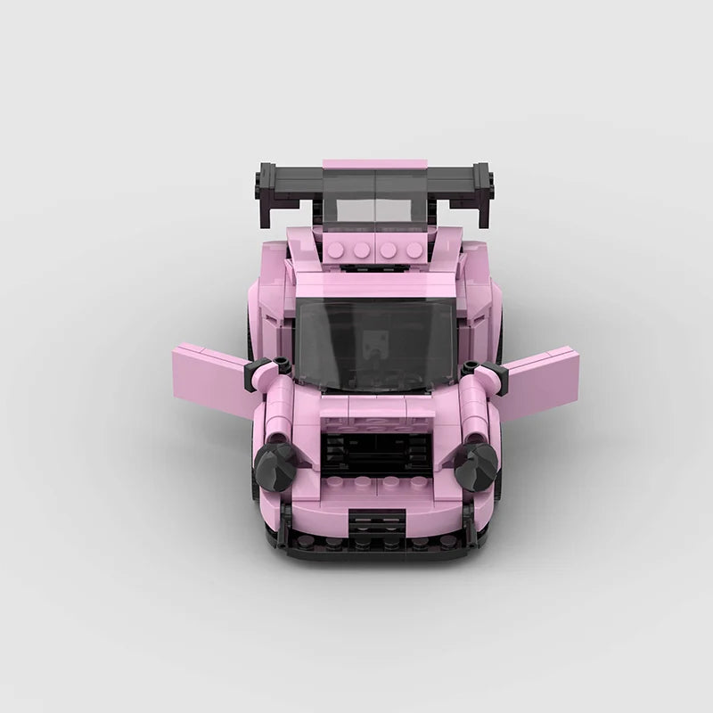 Brick MOC Porsche 911 GT3RS | Pink Edition - Brick Car Merchant