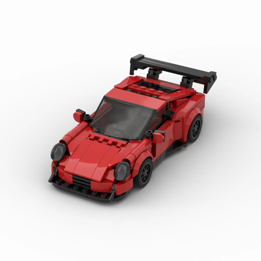 Brick MOC Porsche 911 GT3RS | Red Edition - Brick Car Merchant