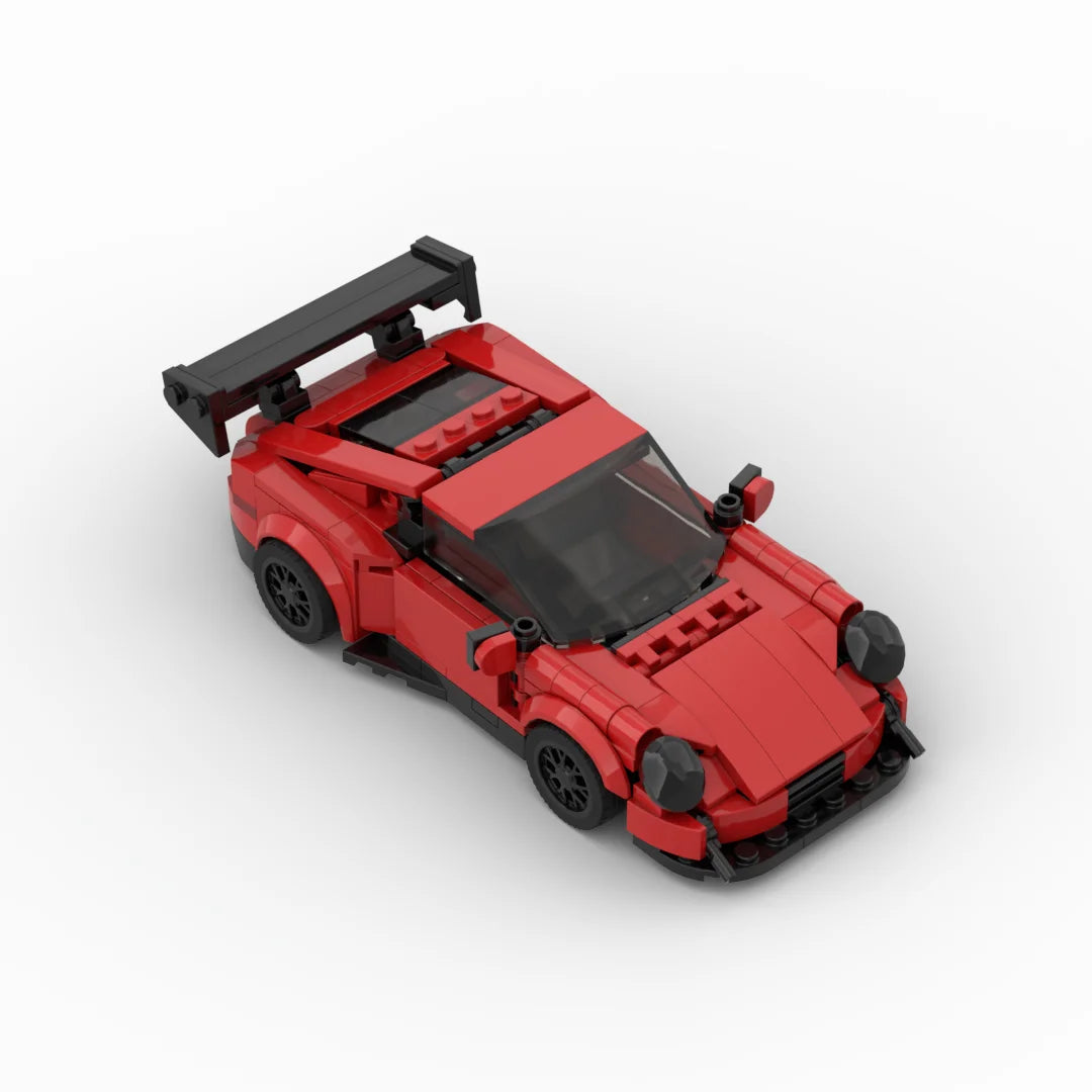 Brick MOC Porsche 911 GT3RS | Red Edition - Brick Car Merchant