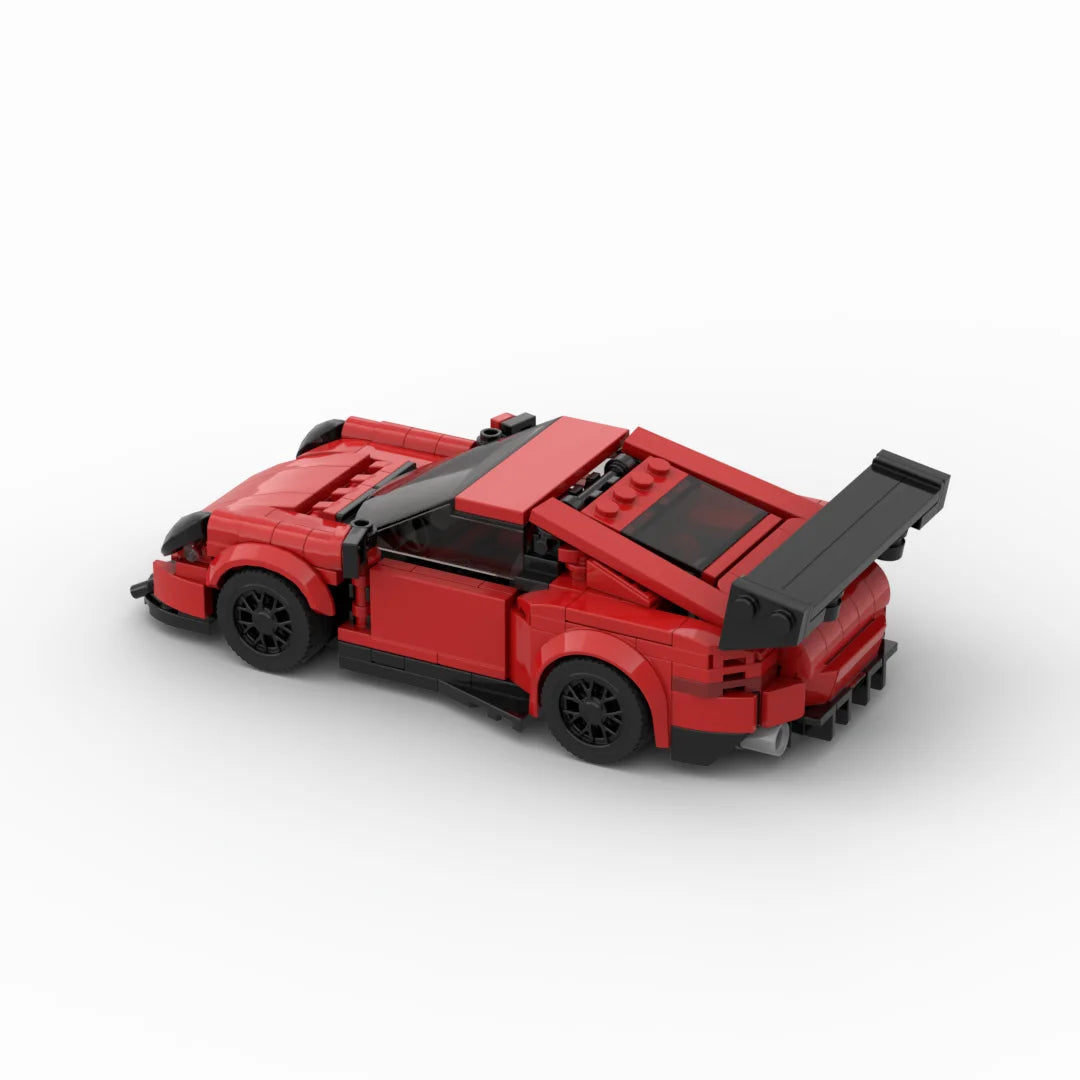 Brick MOC Porsche 911 GT3RS | Red Edition - Brick Car Merchant