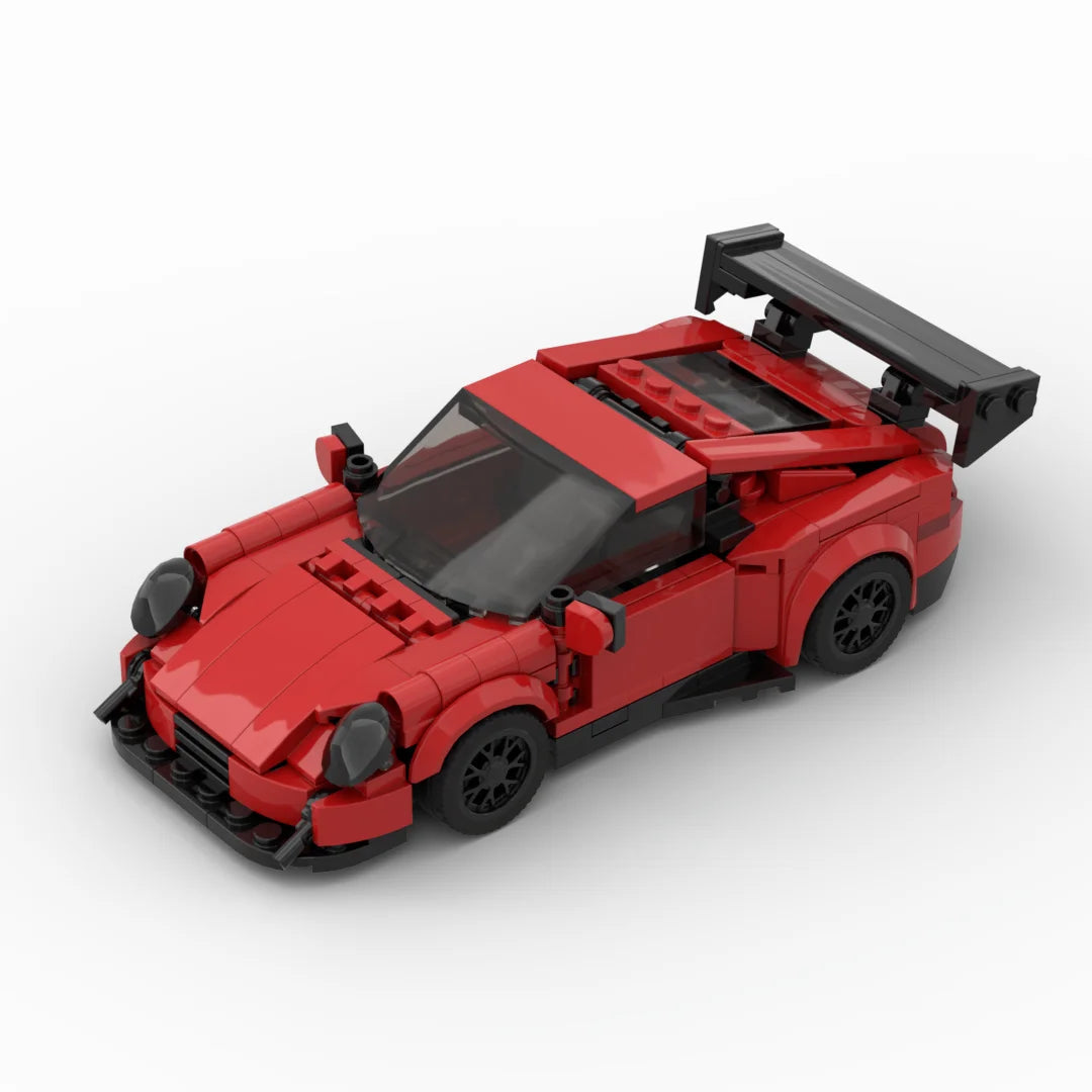 Brick MOC Porsche 911 GT3RS | Red Edition - Brick Car Merchant