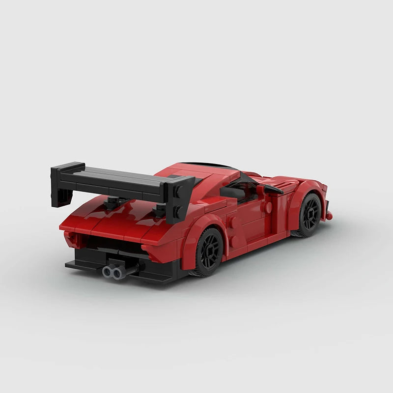 Brick MOC Porsche 935 | Red - Brick Car Merchant