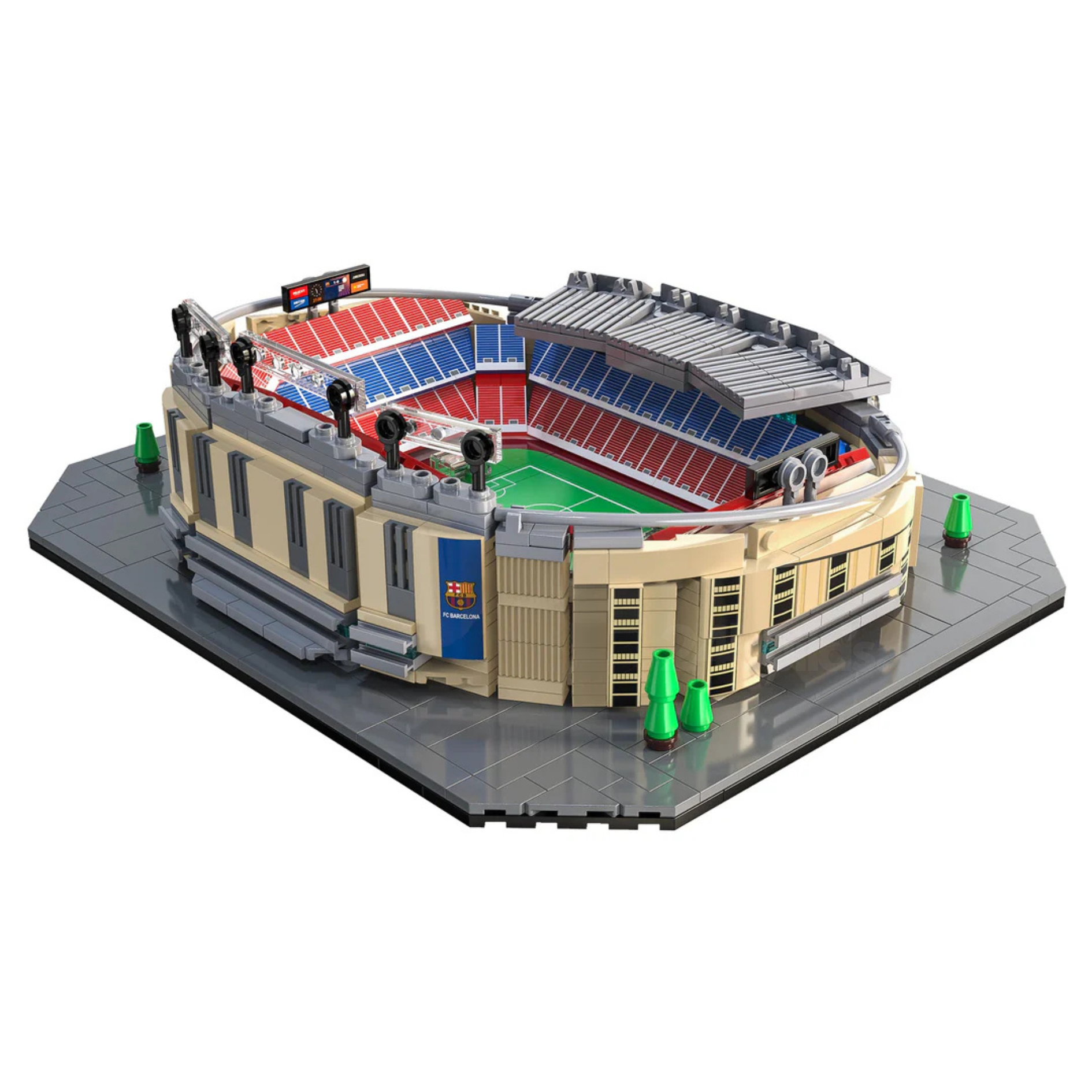 Brick MOC FC Barcelona Spotify Camp Nou | 728pcs - Brick Car Merchant