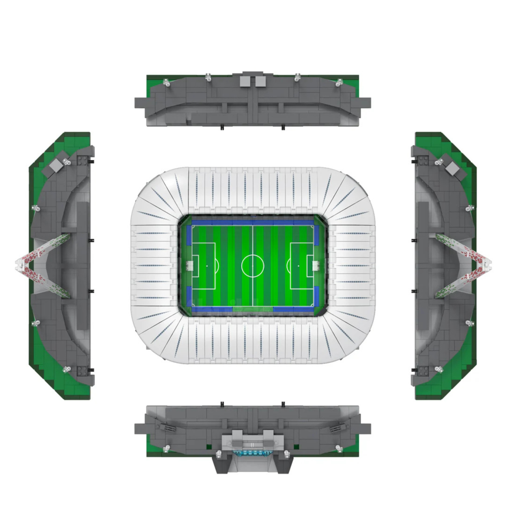Brick MOC The Detailed Juventus Allianz Stadium | 3638pcs - Brick Car Merchant