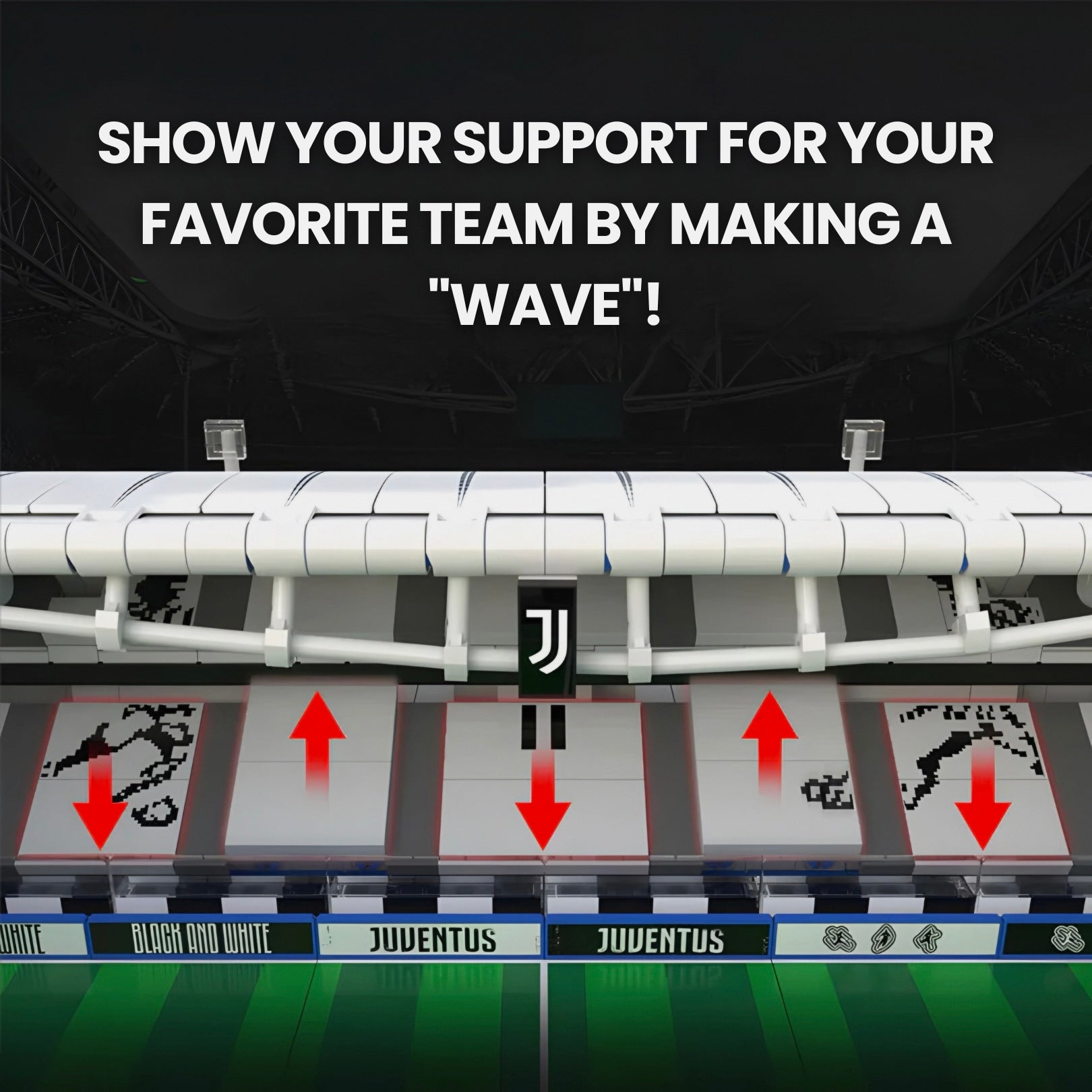 Brick MOC The Detailed Juventus Allianz Stadium | 3638pcs - Brick Car Merchant