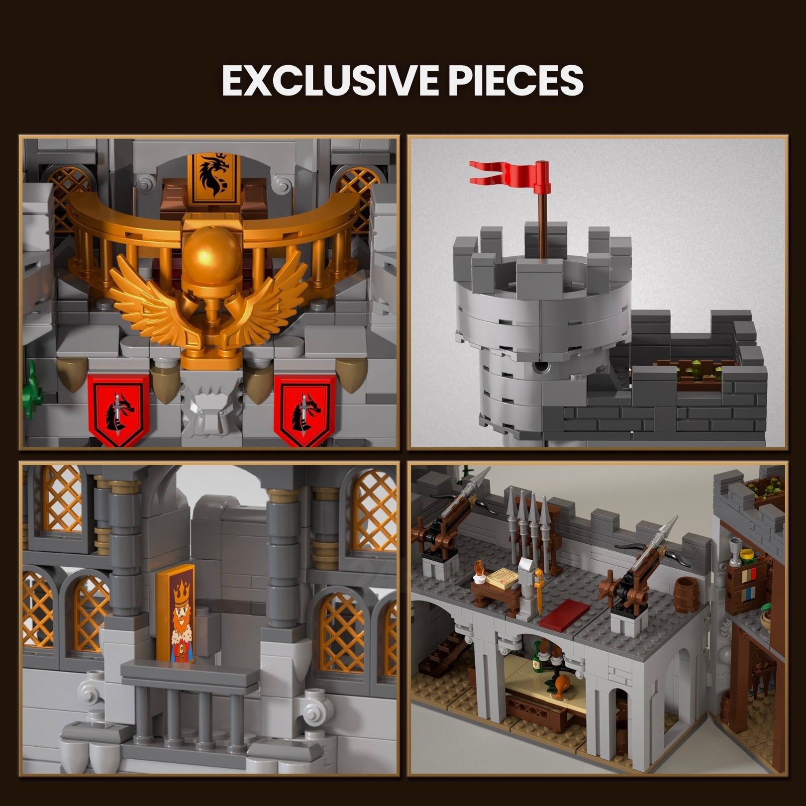 Brick MOC Holy Sword Castle | 2486pcs - Brick Car Merchant