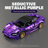 LEGO MOC Purple Phantom Sports Car | Remote Control, Opening Features, 1273 pcs - Brick Car Merchant