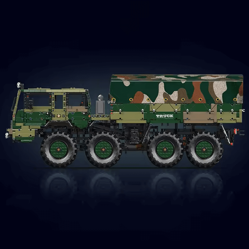 Brick MOC RC 4x4 Military Hauler | 4732pcs - Brick Car Merchant