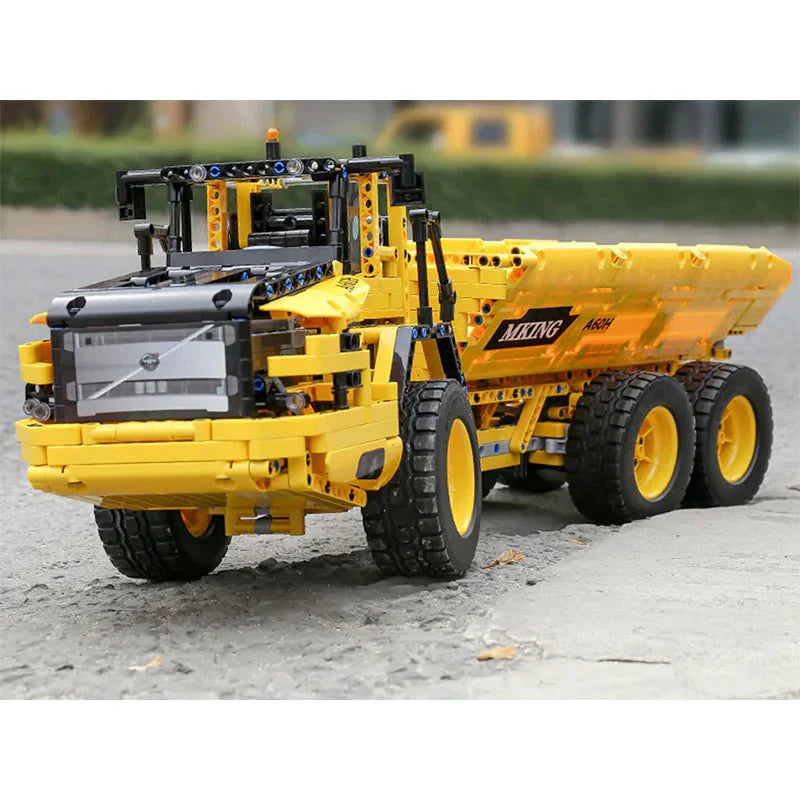 Brick MOC RC Articulated Dump Truck | 1888pcs - Brick Car Merchant