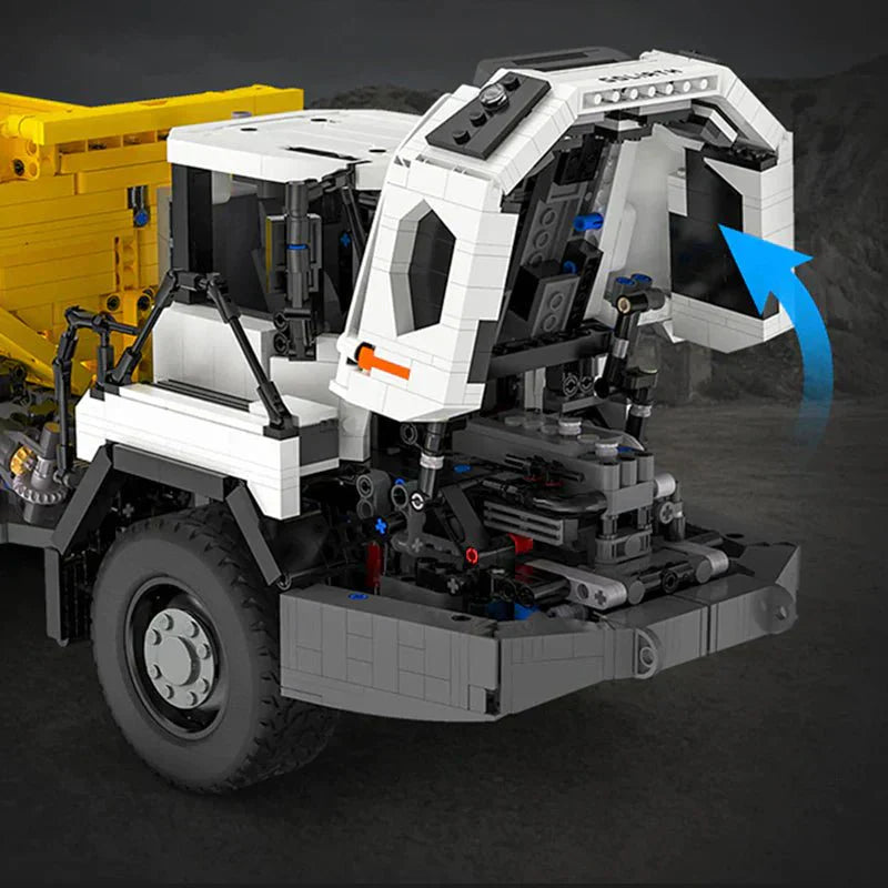 Brick MOC RC Articulated Dump Truck | 3067pcs - Brick Car Merchant