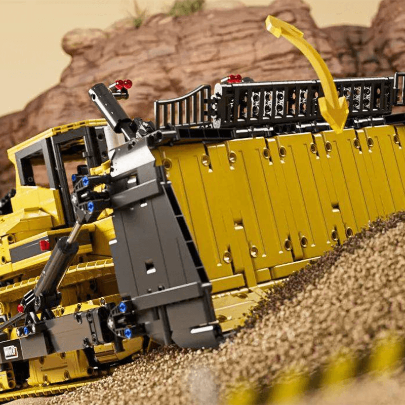 Brick MOC RC Bulldozer - Ultimate Edition | 3567pcs - Brick Car Merchant