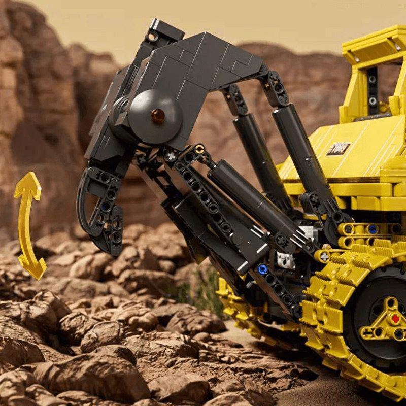 Brick MOC RC Bulldozer - Ultimate Edition | 3567pcs - Brick Car Merchant