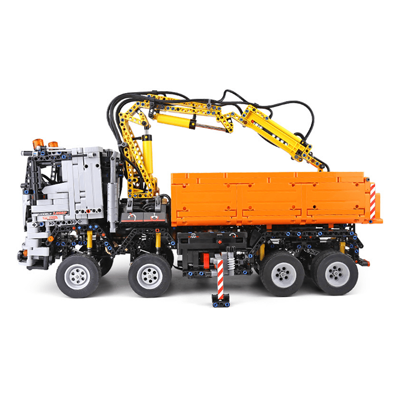 Brick MOC RC Clamshell Excavator Truck | 2819pcs - Brick Car Merchant