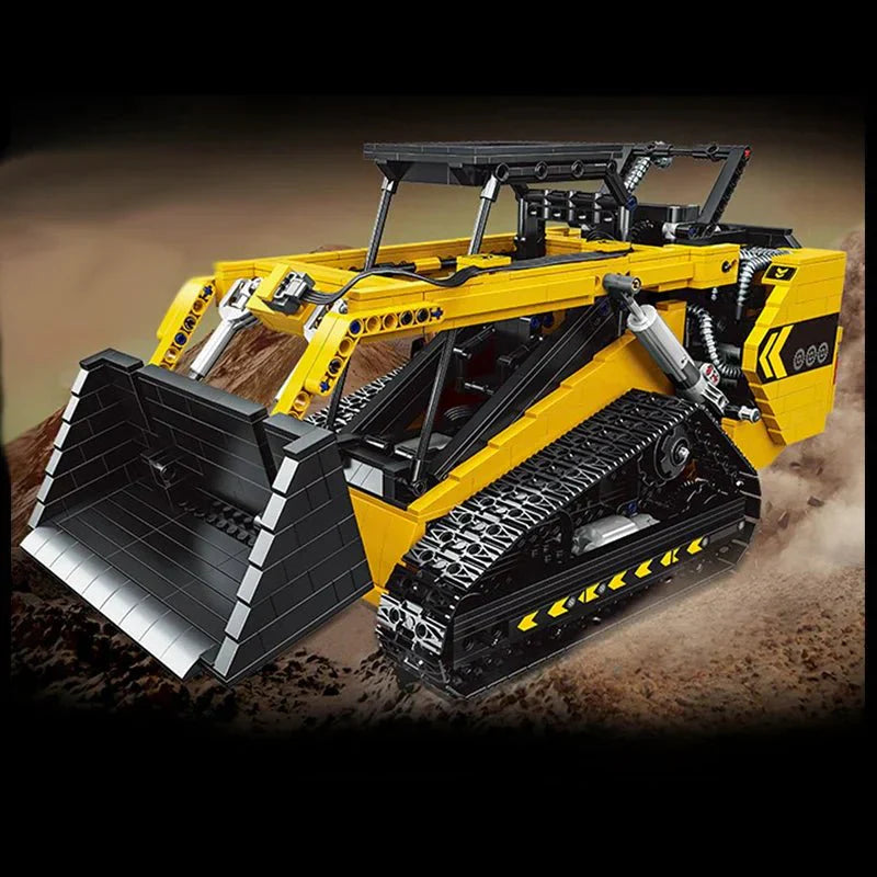 Brick MOC RC Compact Track Loader | 1800pcs - Brick Car Merchant