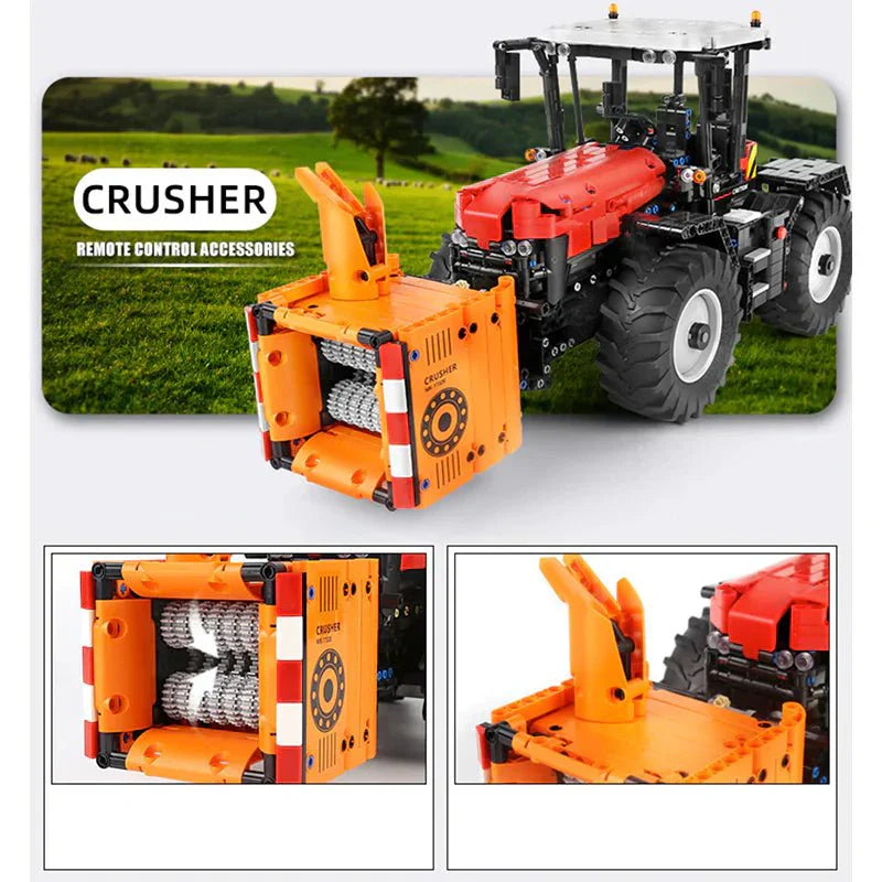 Brick MOC RC Farming Tractor | 2716pcs - Brick Car Merchant