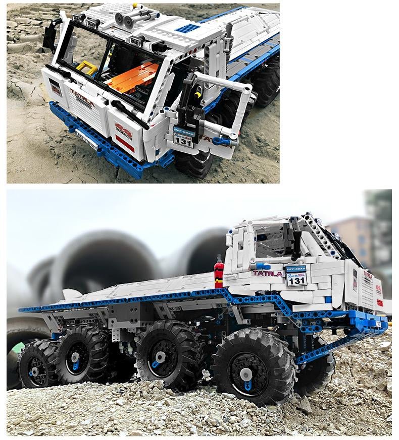 Brick MOC RC Heavy 8x8 Utility Truck | 3647pcs - Brick Car Merchant