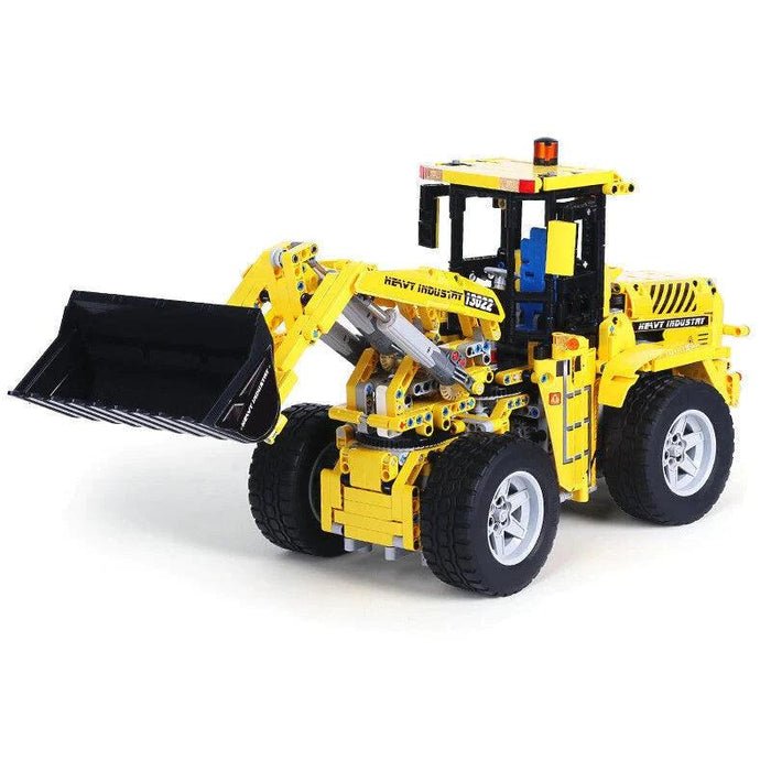 Brick MOC RC Heavy-Duty Bulldozer | 1582pcs - Brick Car Merchant