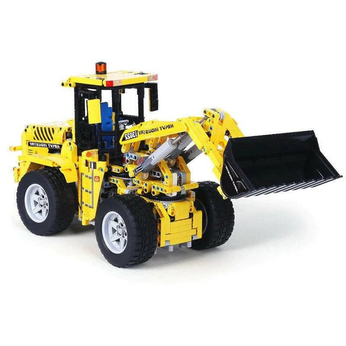 Brick MOC RC Heavy-Duty Bulldozer | 1582pcs - Brick Car Merchant