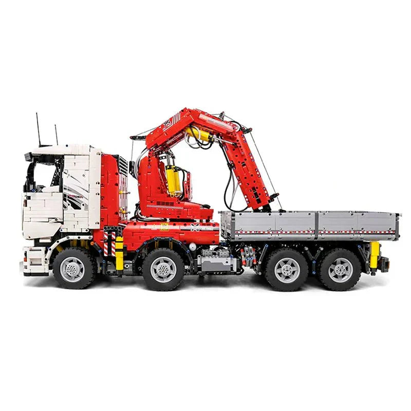 Brick MOC RC Heavy-Duty Crane Truck | 8238pcs - Brick Car Merchant