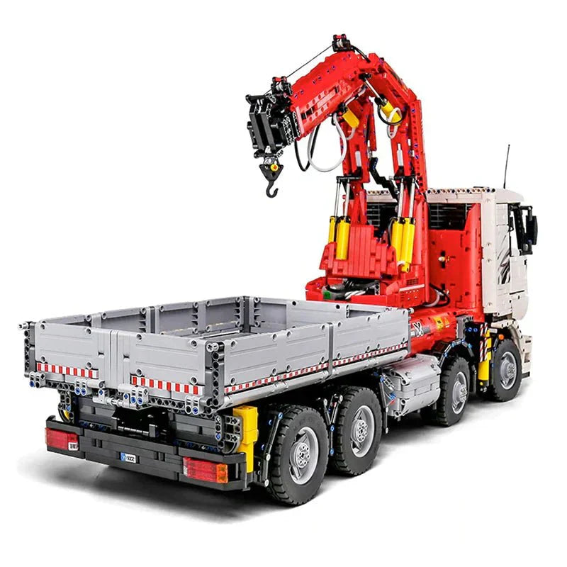 Brick MOC RC Heavy-Duty Crane Truck | 8238pcs - Brick Car Merchant
