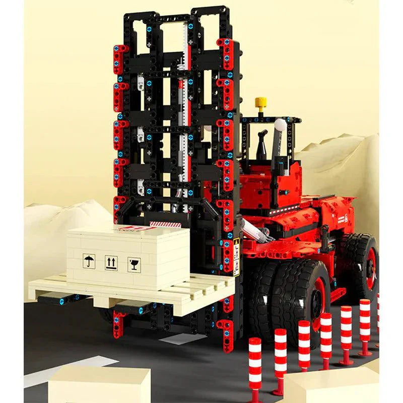 Brick MOC RC Heavy-Duty Forklift | 2015pcs - Brick Car Merchant