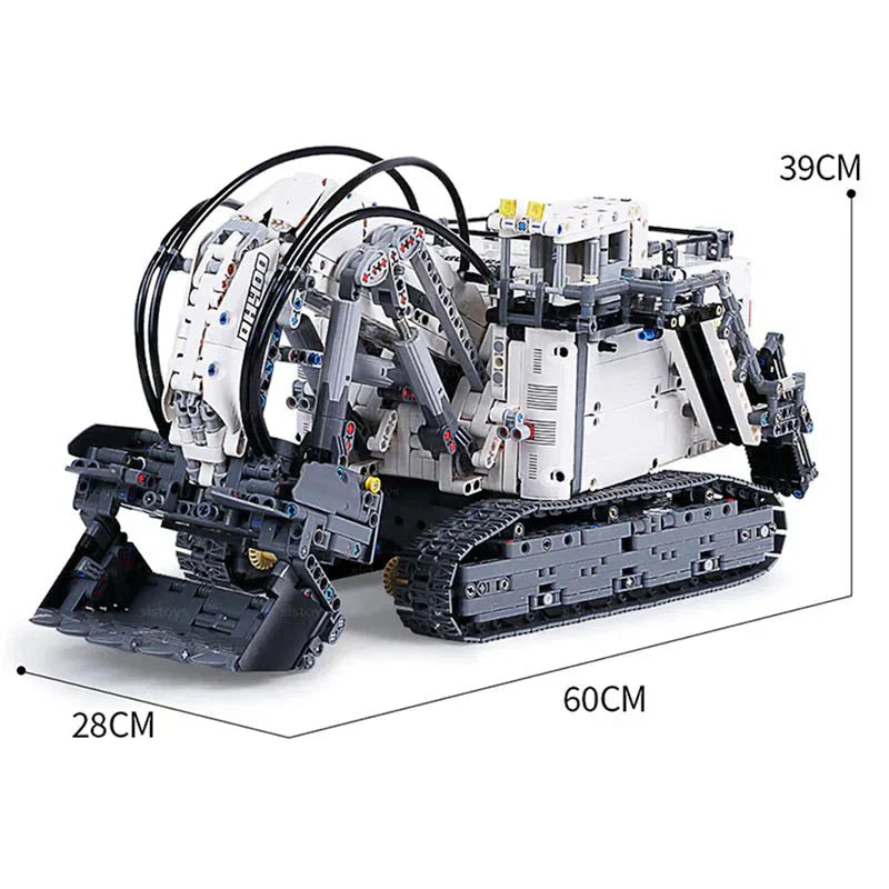 Brick MOC RC Heavy-Duty Wheel Loader | 4416pcs - Brick Car Merchant