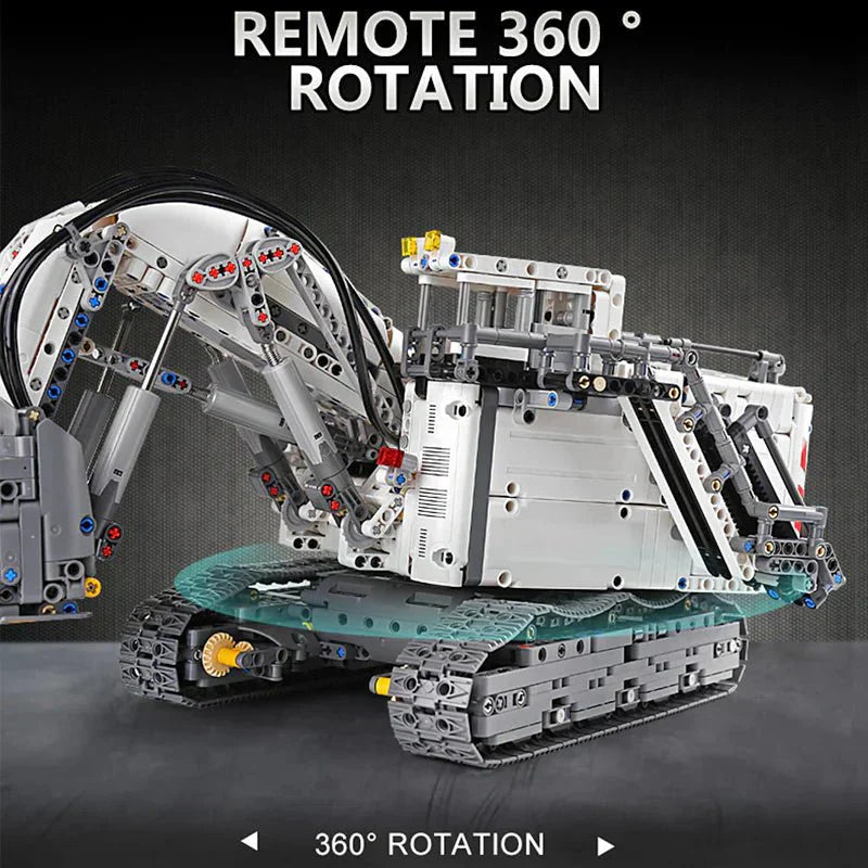 Brick MOC RC Heavy-Duty Wheel Loader | 4416pcs - Brick Car Merchant