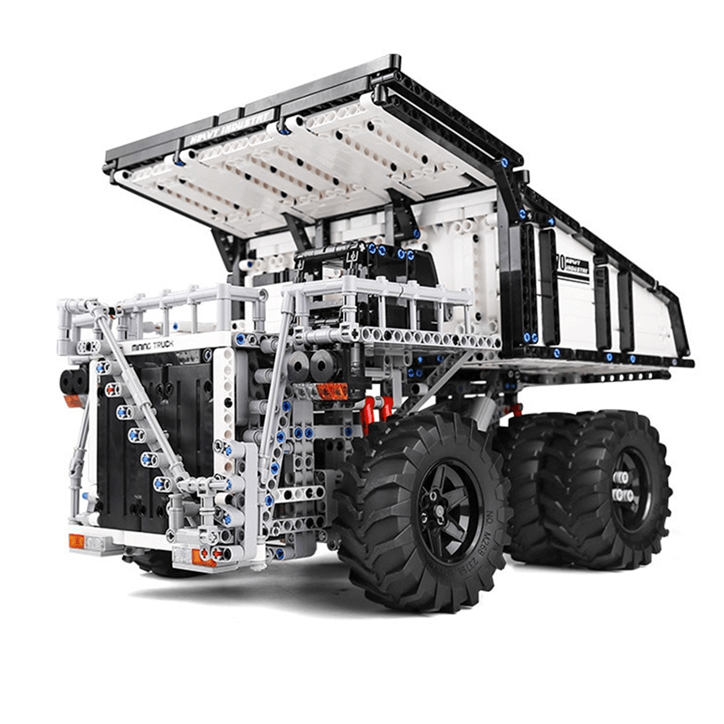 Brick MOC RC Mining Dump Truck | 2010pcs - Brick Car Merchant