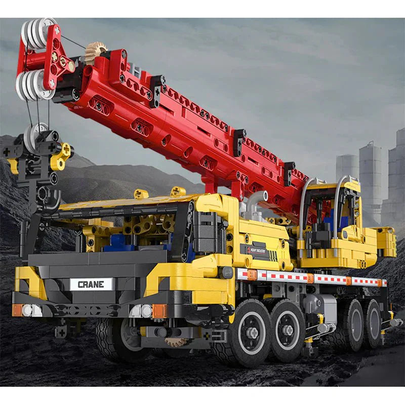 Brick MOC RC Mobile Crane | 1831pcs - Brick Car Merchant