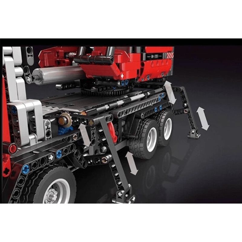 Brick MOC RC Mobile Crane | 2827pcs - Brick Car Merchant