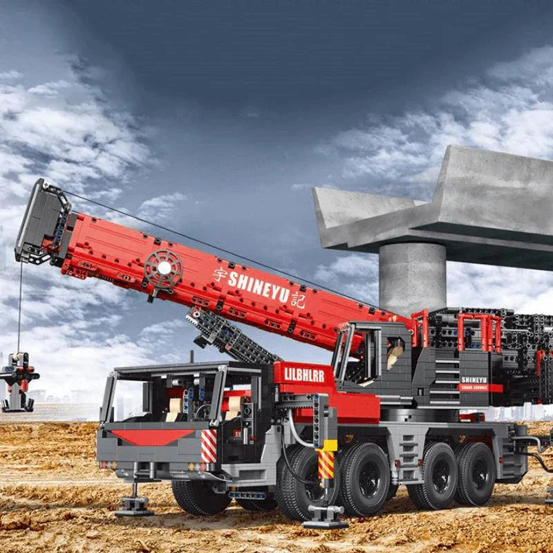 Brick MOC RC Mobile Crane | 4885pcs - Brick Car Merchant
