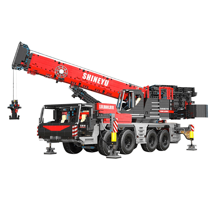 Brick MOC RC Mobile Crane | 4885pcs - Brick Car Merchant
