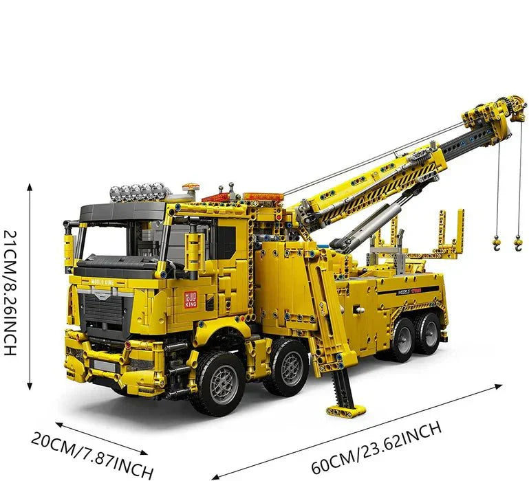 Brick MOC RC Rescue Utility Truck | 4883pcs - Brick Car Merchant