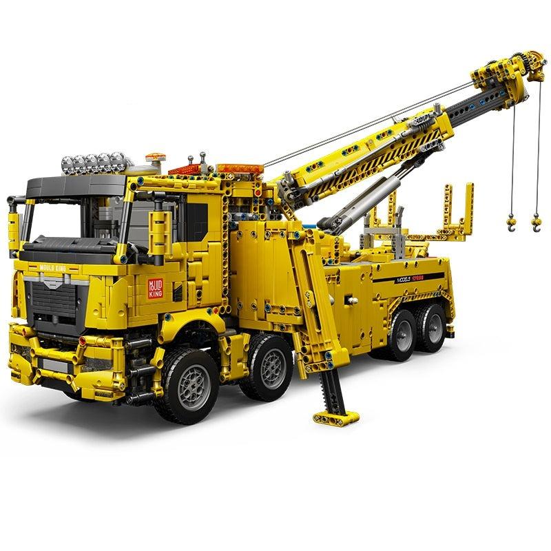 Brick MOC RC Rescue Utility Truck | 4883pcs - Brick Car Merchant