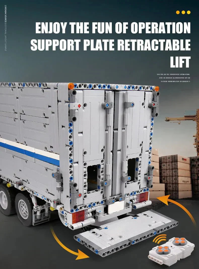 Brick MOC RC Wing-Body Cargo Truck | 4166pcs - Brick Car Merchant