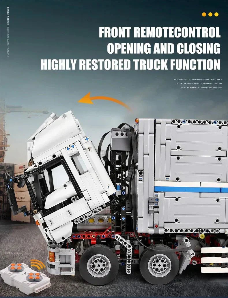 Brick MOC RC Wing-Body Cargo Truck | 4166pcs - Brick Car Merchant