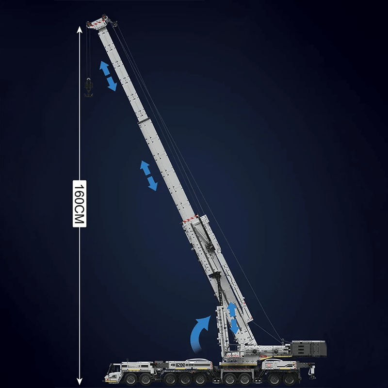 LEGO MOC Heavy Duty RC Crane V2 | 8505pcs - Brick Car Merchant