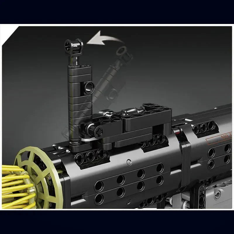 Brick MOC RPG Rocket Grenade launcher | 1706pcs - Brick Car Merchant