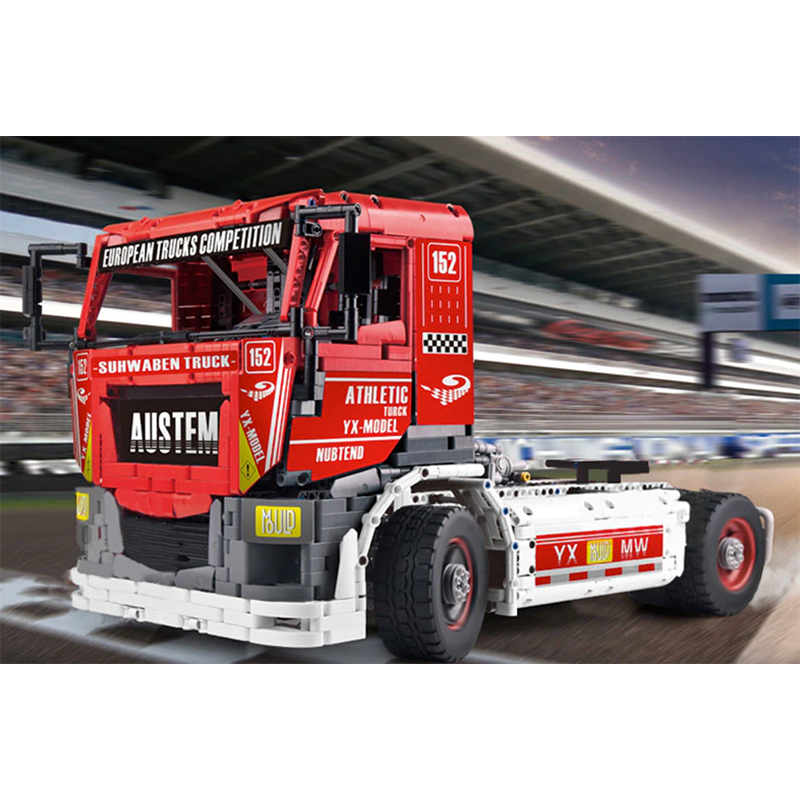 Brick MOC Race Truck Remote Control | 2638pcs - Brick Car Merchant