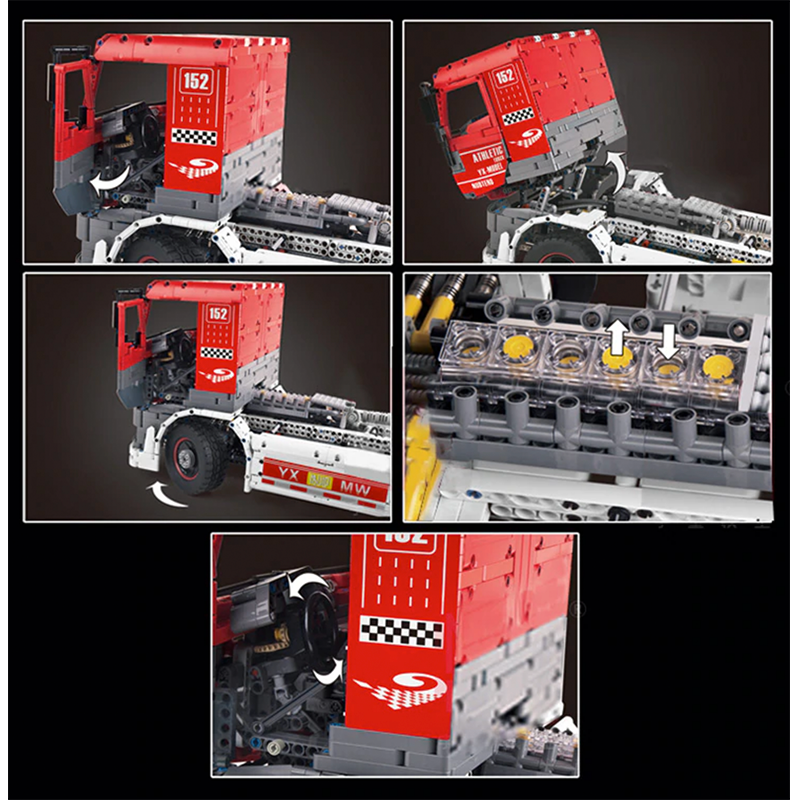 Brick MOC Race Truck Remote Control | 2638pcs - Brick Car Merchant