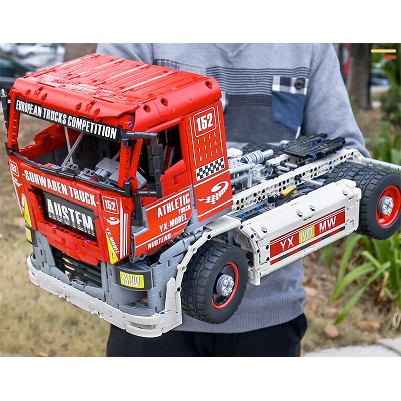 Brick MOC Race Truck Remote Control | 2638pcs - Brick Car Merchant