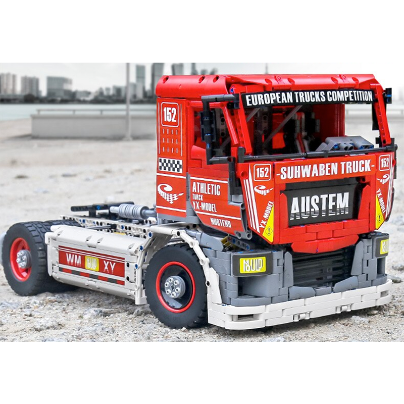 Brick MOC Race Truck Remote Control | 2638pcs - Brick Car Merchant