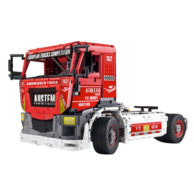 Brick MOC Race Truck Remote Control | 2638pcs - Brick Car Merchant