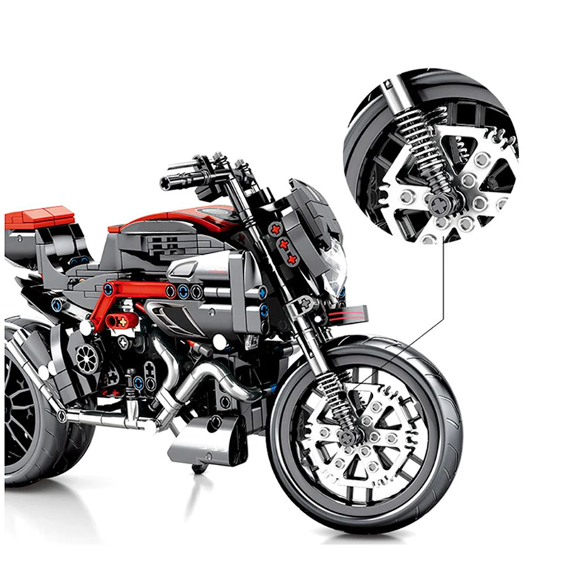 Brick MOC Red Devil Performance | 702pcs - Brick Car Merchant