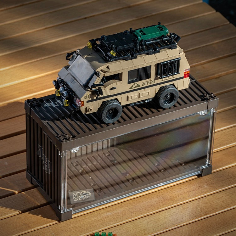 Brick MOC Retro 4x4 Camper Van - Brick Car Merchant