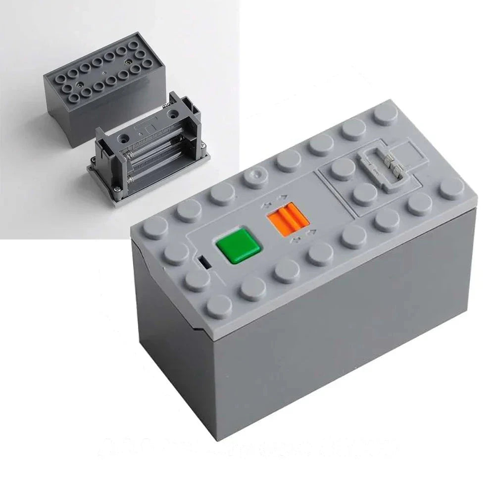 Brick MOC 9V AAA Battery Case - Brick Car Merchant