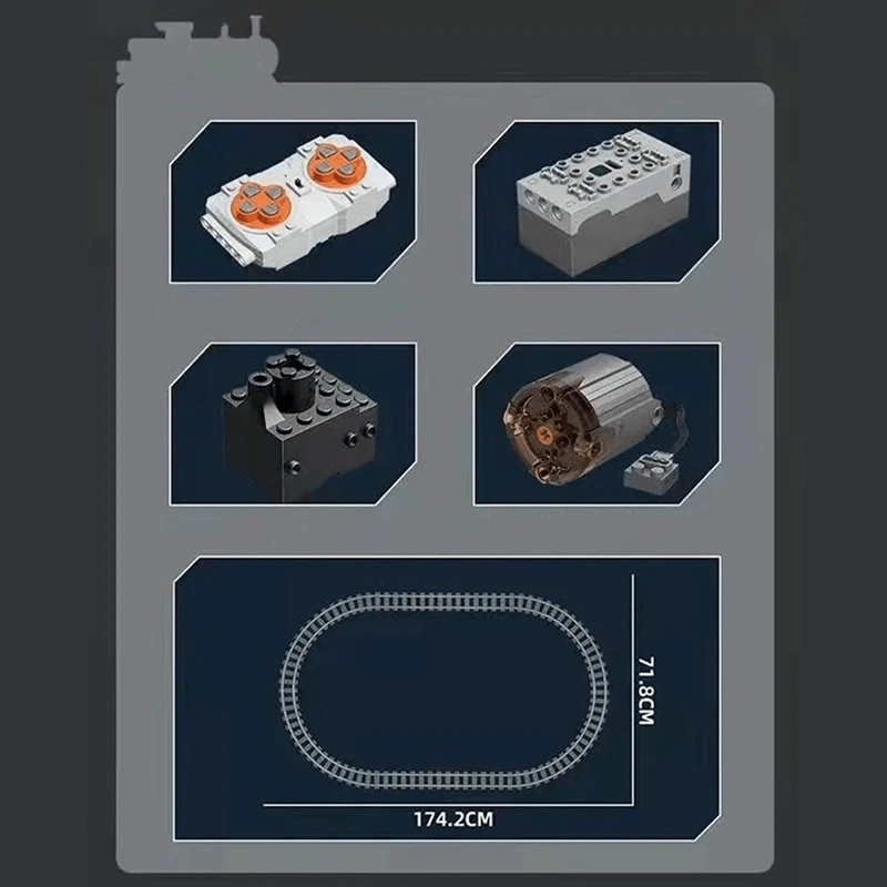 Brick MOC SL7 Asia Express | 1872pcs - Brick Car Merchant